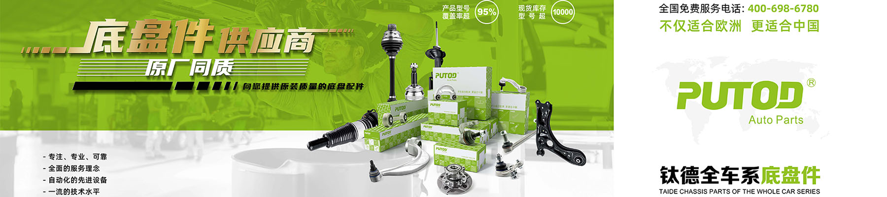 钛德汽车零部件产品展示